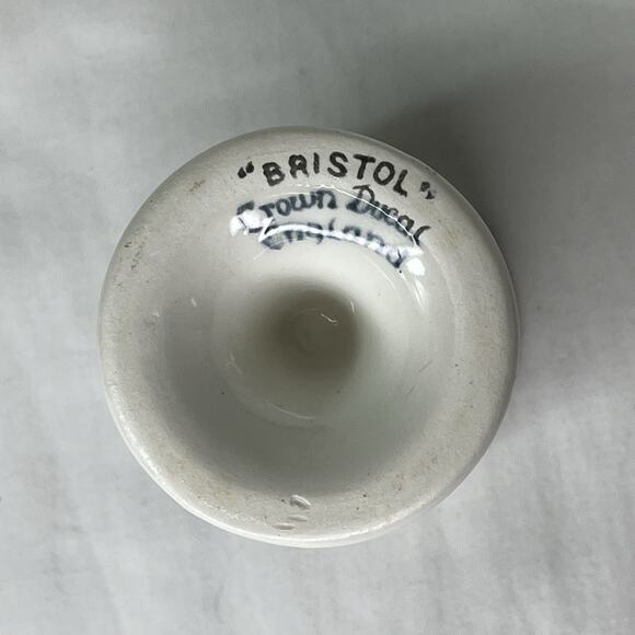 Bristol Crown Ducal Ceramic Hand-painted Vintage Boiled Egg Holder Candle Hold - Picture 11 of 13